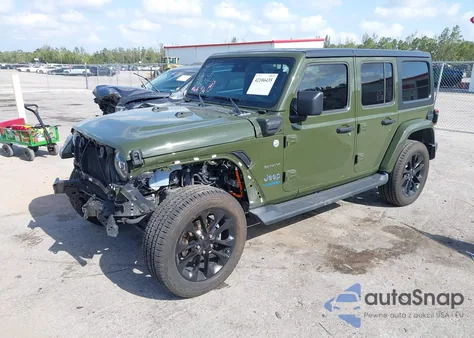 2021 Jeep Wrangler 4Xe Unlimited Sahara 4X4 from USA, damaged, VIN 1C4JJXP65MW824874